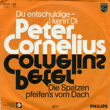 Peter Cornelius – “Du entschuldige – I kenn’ Di” single cover