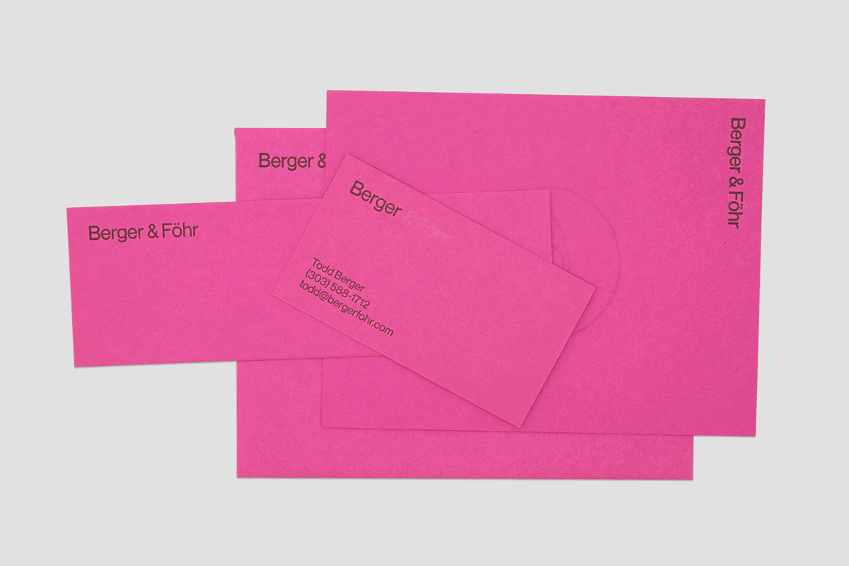 Berger &amp; Föhr stationery 3