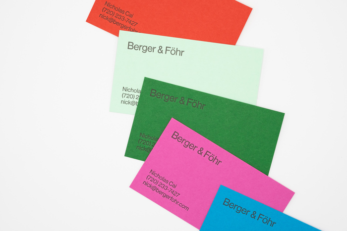 Berger &amp; Föhr stationery 1