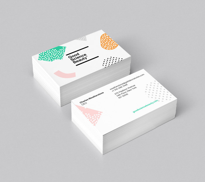 Good Science Beauty brand identity 4