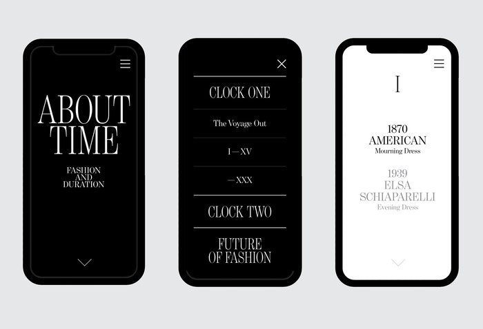 The exhibition content is made available through a digital website created by The Met design and digital team.