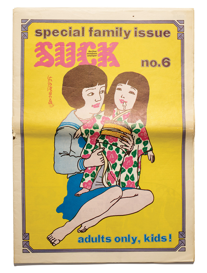 Suck no. 6, October 1971, “Special family issue”. Adults only, kids!