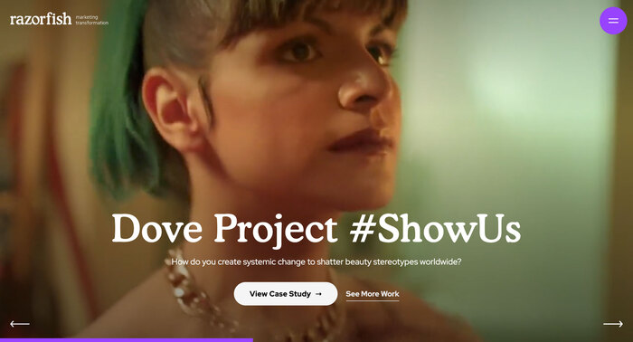 Razorfish identity and website 2