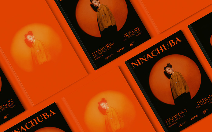 Nina Chuba tour posters 2021 1