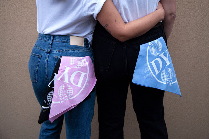 “DYKE” hankies by WMN 2