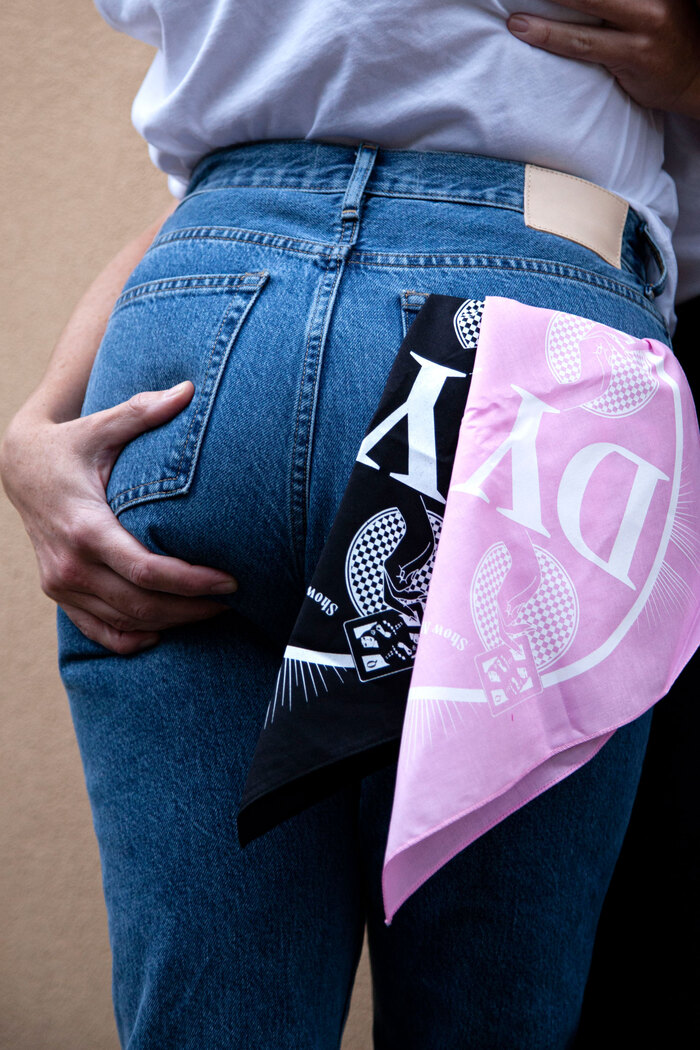 “DYKE” hankies by WMN 3