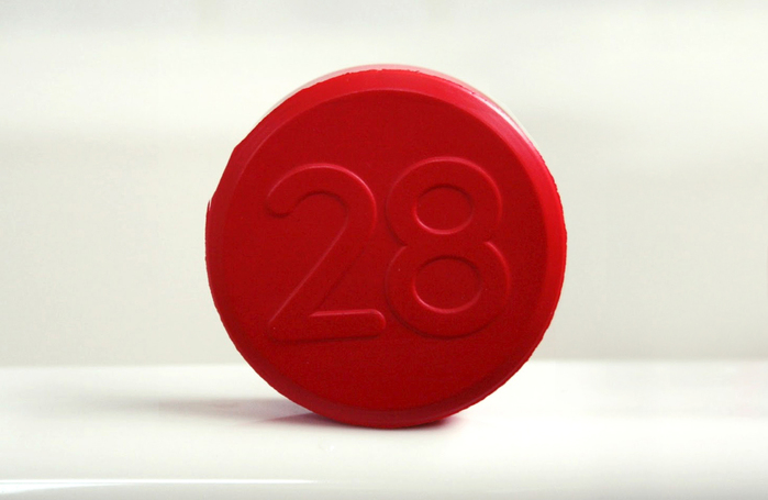 Squishy stress-reliever from the Stoptober supplies pack