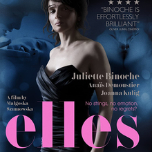 <cite>Elles</cite> (2011) movie poster and <span>Blu-ray Disc</span> cover