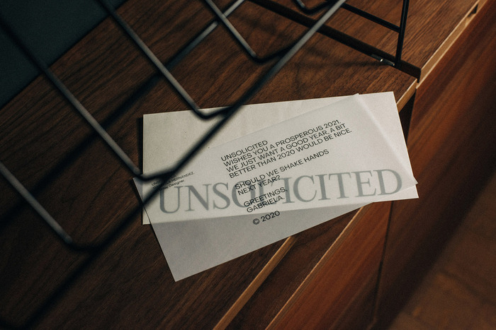 Unsolicited visual identity 6