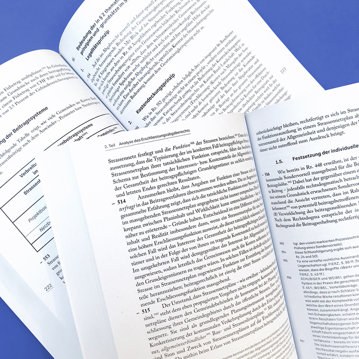  is used for running titles, headings, and footnotes. Body text is set in .