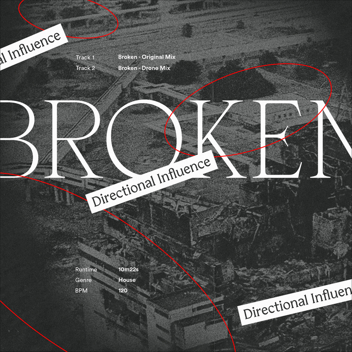 Directional Influence – “Broken” single cover 1