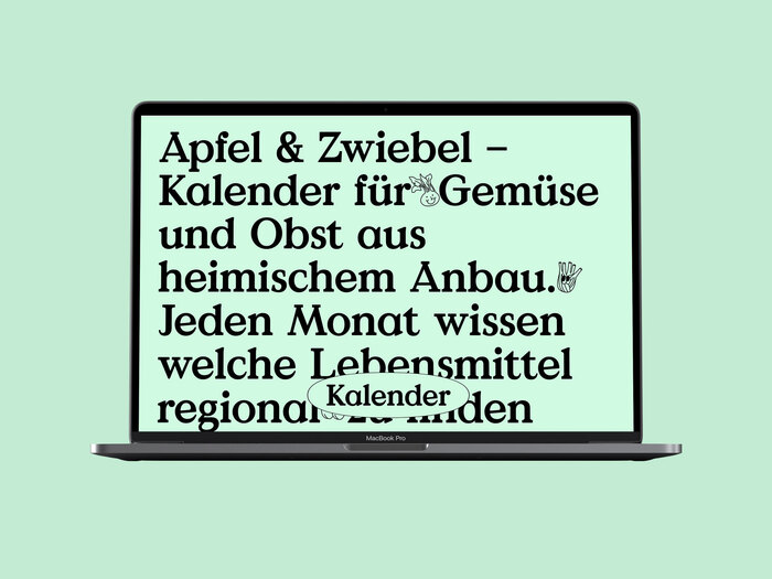 Apfel &amp; Zwiebel seasonal calendar 6