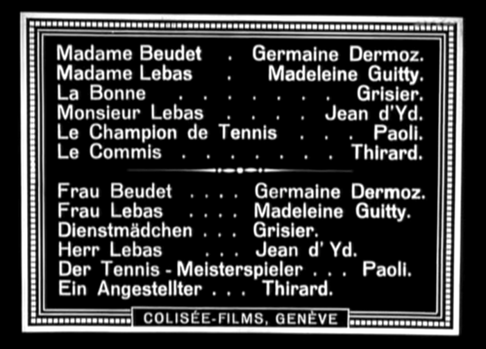 La souriante Madame Beudet (1923) film titles and&nbsp;poster 4