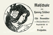 Malschule von Hanny Stüber und Else Neumüller ad (1906)
