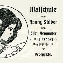 Malschule von Hanny Stüber und Else Neumüller ad (1906)