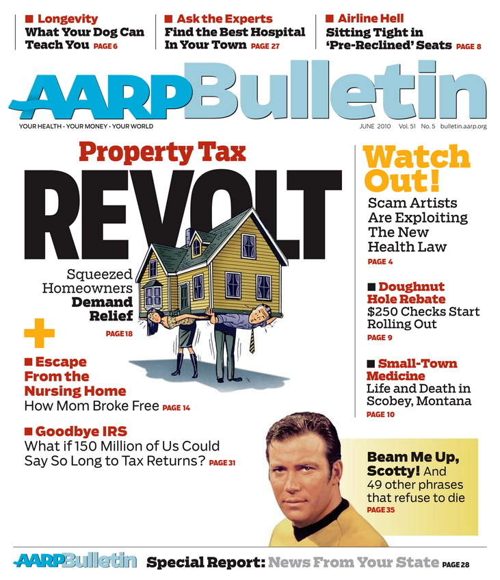 AARP The Magazine and AARP Bulletin Fonts In Use