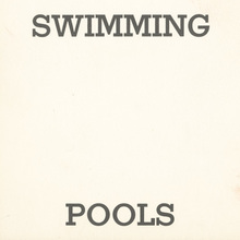 <cite>Nine Swimming Pools and a Broken Glass</cite> by Edward Ruscha, 1968.