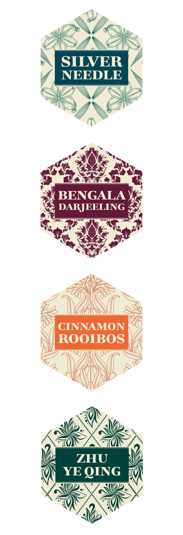 Bohemia tea labels 4