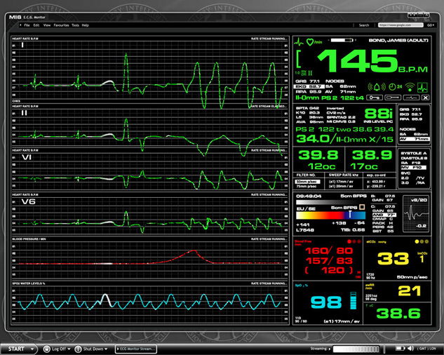 Fictional Medical Device UI for Casino Royale (2006) 2