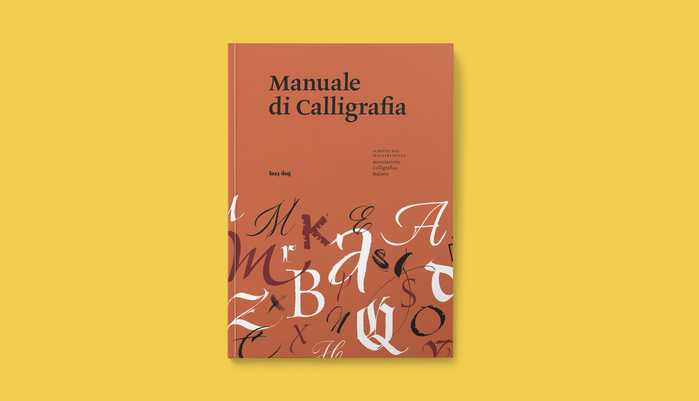 The cover shows letters from Italian calligraphy masters.