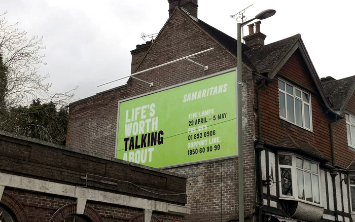 Samaritans ‘Life’s Worth Talking About’ campaign in Dublin