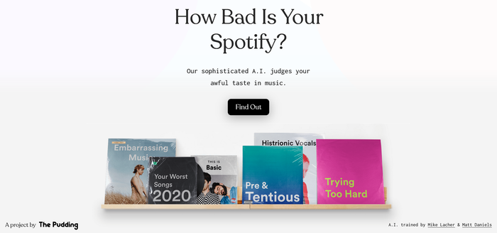 How Bad Is Your Spotify? website 1