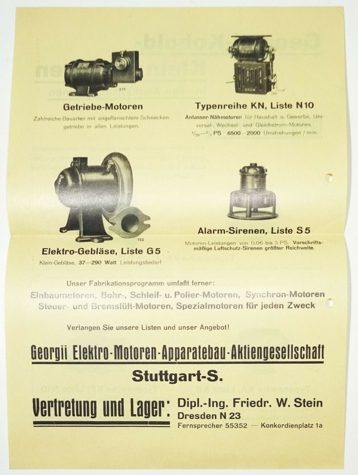 Georgii-Kobold-Klein-Motoren leaflet 2