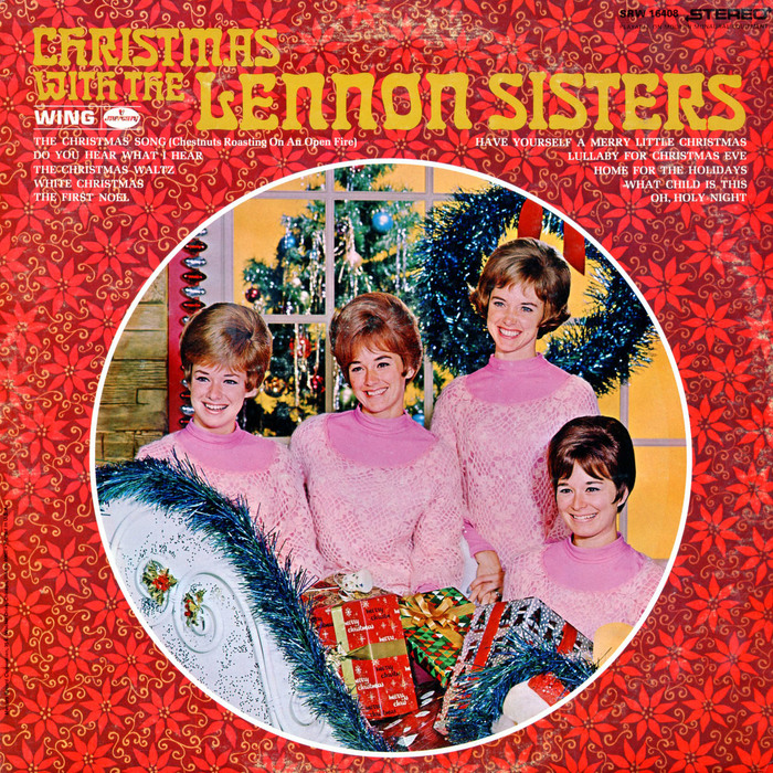 Christmas with The Lennon Sisters (Mercury Wing, 1970) album art