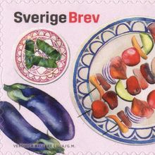 Mat i Sverige stamps series