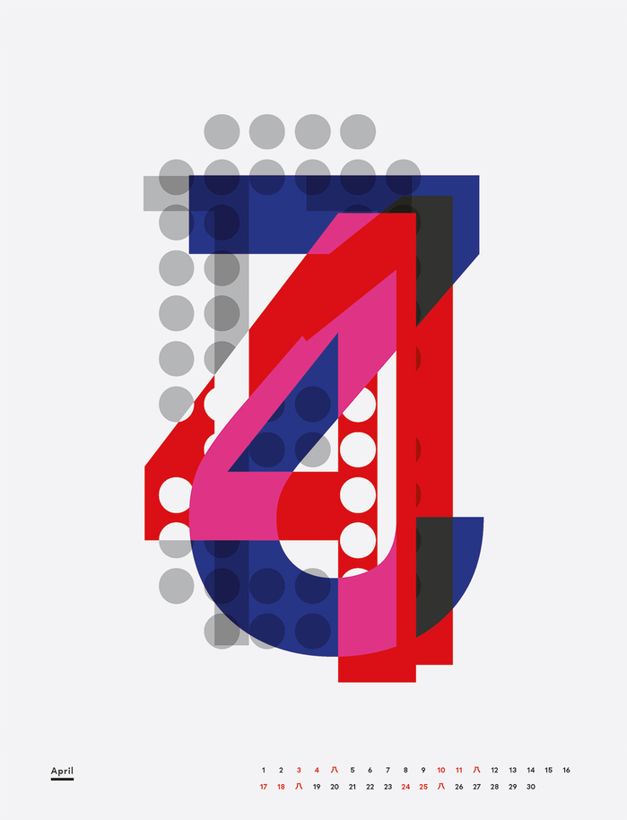 Eight Days a Week, Thirteen Months a Year calendar 6