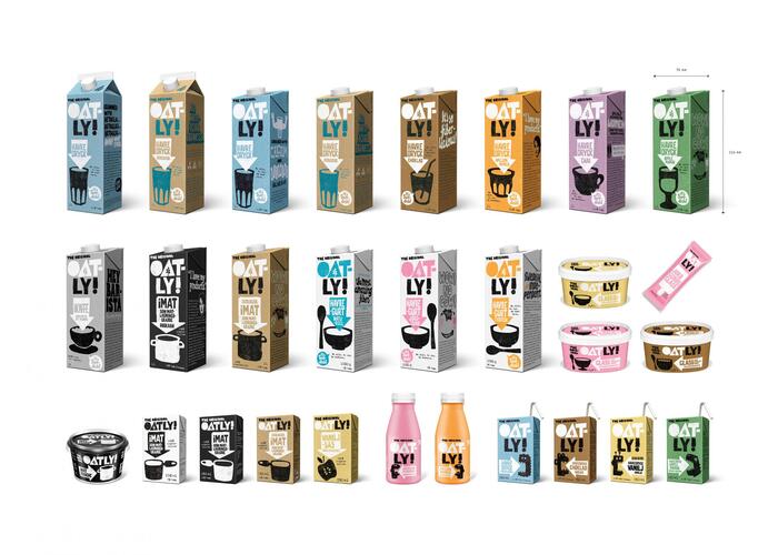 Oatly packaging, 2015– 9