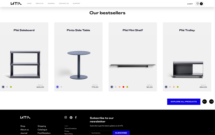 Util website 4