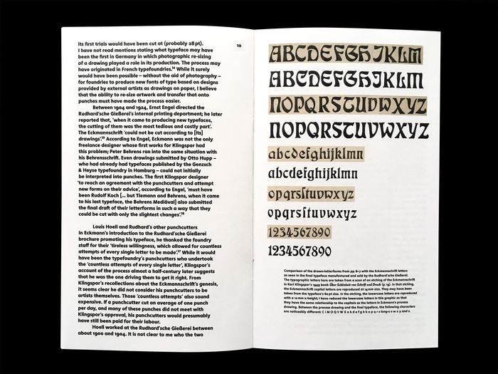 Louis Hoell and the making of the Eckmannschrift, Poem Pamphlet No. 4 4