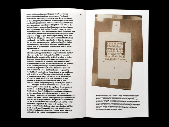 Louis Hoell and the making of the Eckmannschrift, Poem Pamphlet No. 4 5
