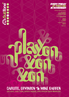 “Play on &amp; on &amp; on” poster for SubTone