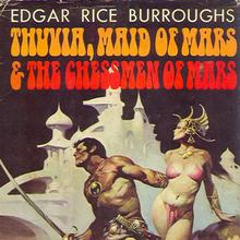 <cite>Thuvia, Maid of Mars &amp; The Chessmen of Mars</cite> by Edgar Rice Burroughs (Doubleday, 1972)