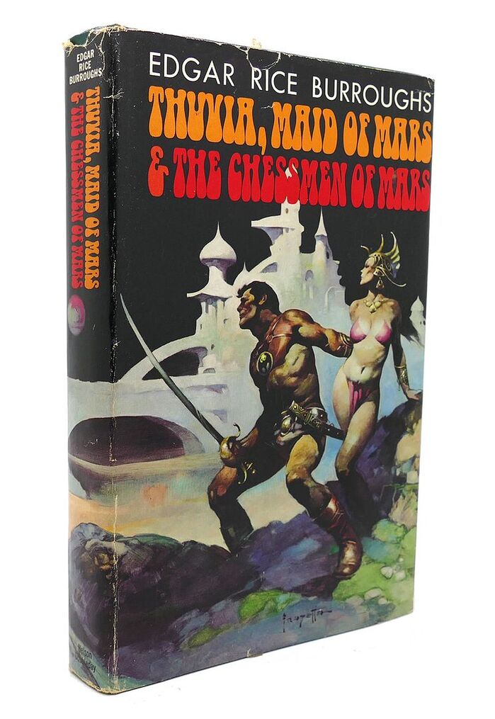 Thuvia, Maid of Mars &amp; The Chessmen of Mars by Edgar Rice Burroughs (Doubleday, 1973) 1