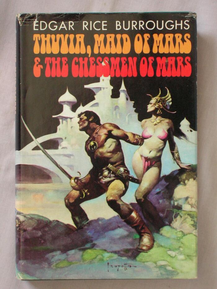 Thuvia, Maid of Mars &amp; The Chessmen of Mars by Edgar Rice Burroughs (Doubleday, 1973) 3