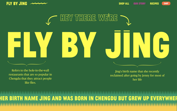 Fly by Jing packaging and website 5
