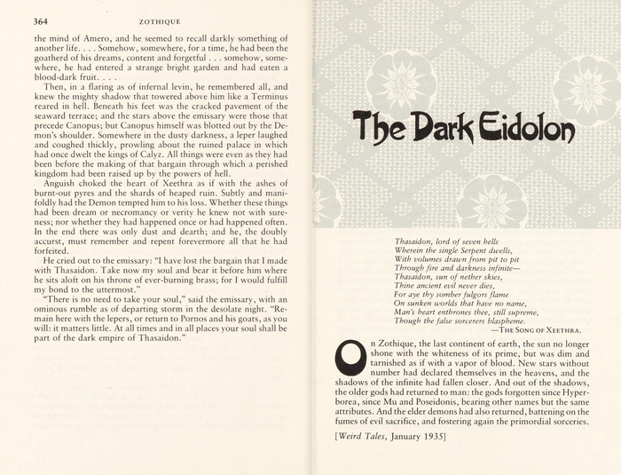 A Rendezvous in Averoigne by Clark Ashton Smith (Arkham House, 1988) 7