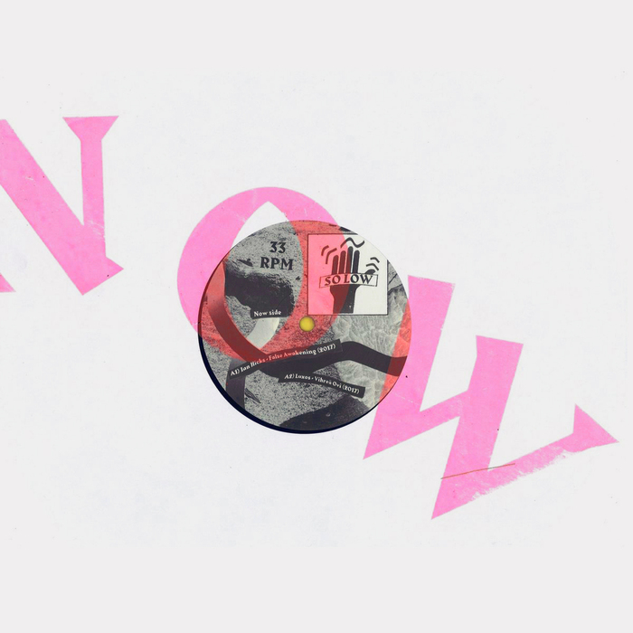 12″ comes has a plastic sleeve with screen printed text on the plastic, here without the foldout poster