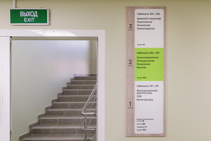 Moscow Cancer Center signage 4