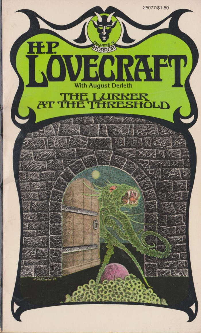 The Lurker at the Threshold, begun by H.P. Lovecraft and completed by August Derleth. [More info on ISFDB]