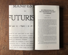 <span>F. T. Marinetti – <cite>Futuristische Manifesten</cite> (Letterwerk)</span>