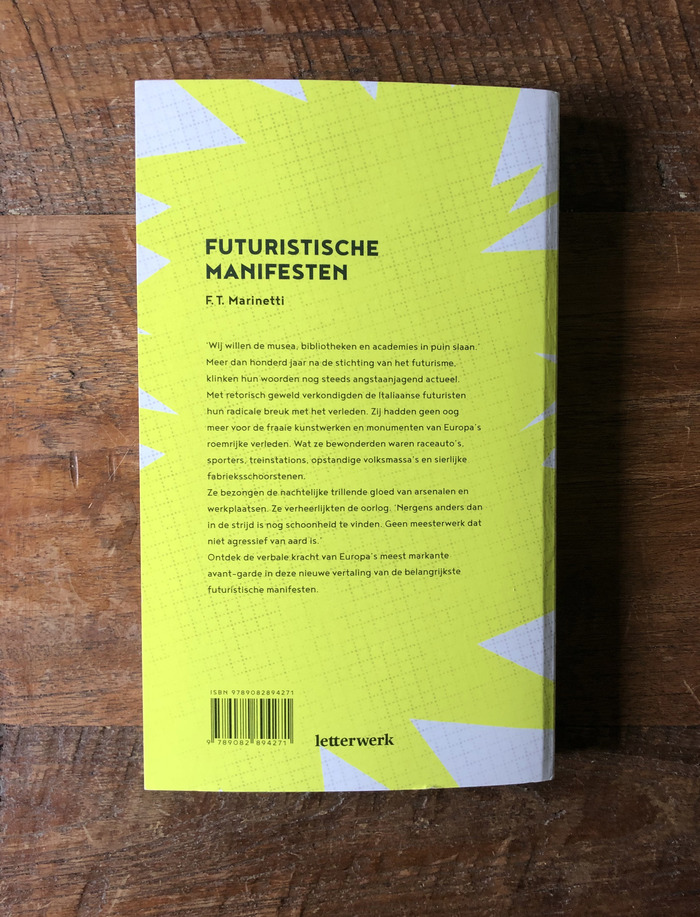 F. T. Marinetti – Futuristische Manifesten (Letterwerk) 5