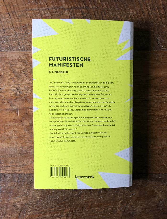 F.T. Marinetti – Futuristische Manifesten (Letterwerk) 5