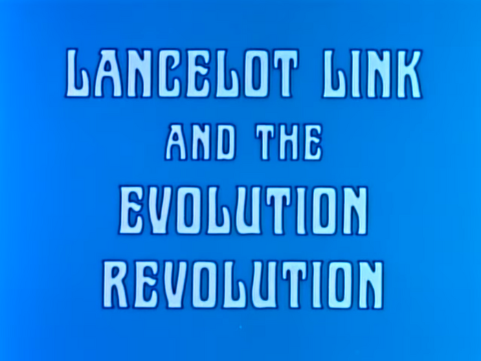 Title card from a music video. In the show, the band was introduced by Ed Simian, a riff on Ed Sullivan.