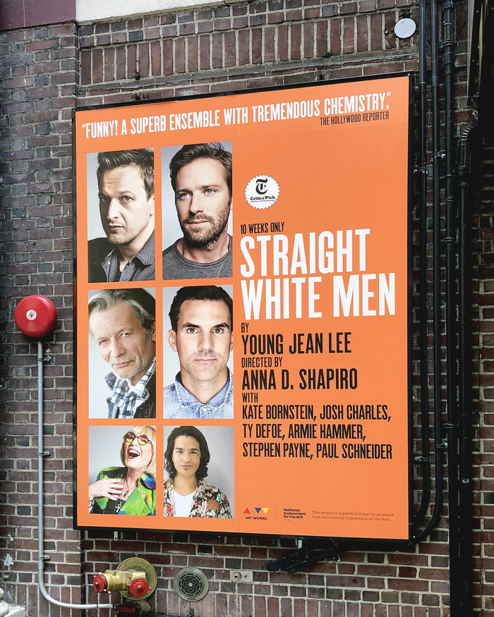 Helen Hayes Theater — poster for Straight White Men