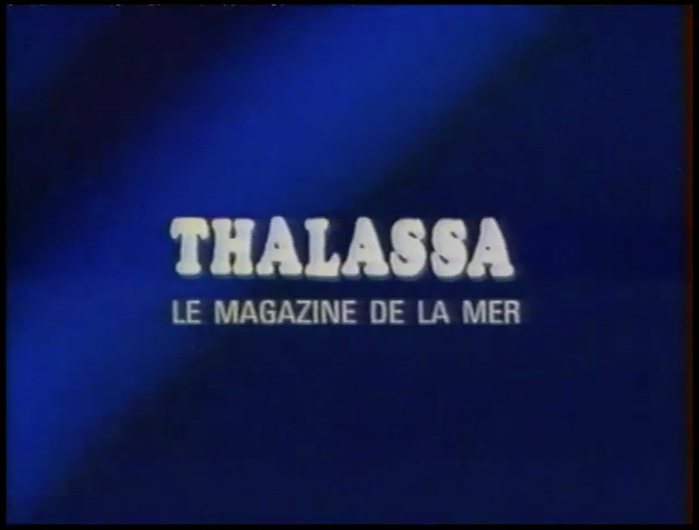 The Thalassa title card.  Condensed is used for the subtitle.