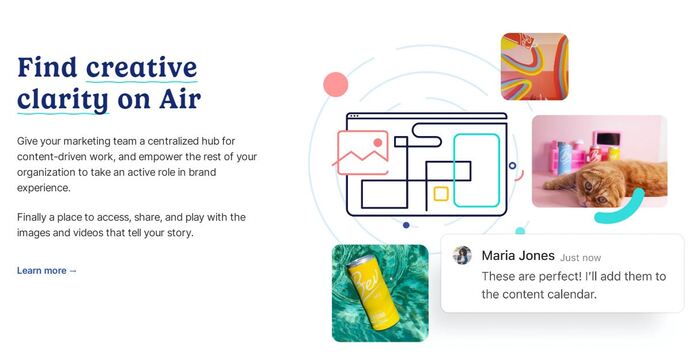 Air branding and website 2